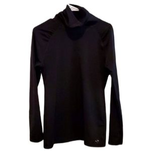 CHAMPION Duo Dry Women's Running Turtleneck - Black - Medium